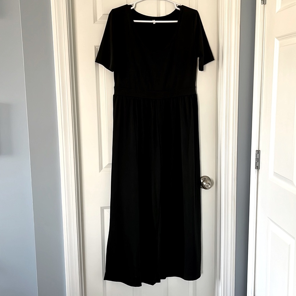 Black Wide-Legged Jumpsuit